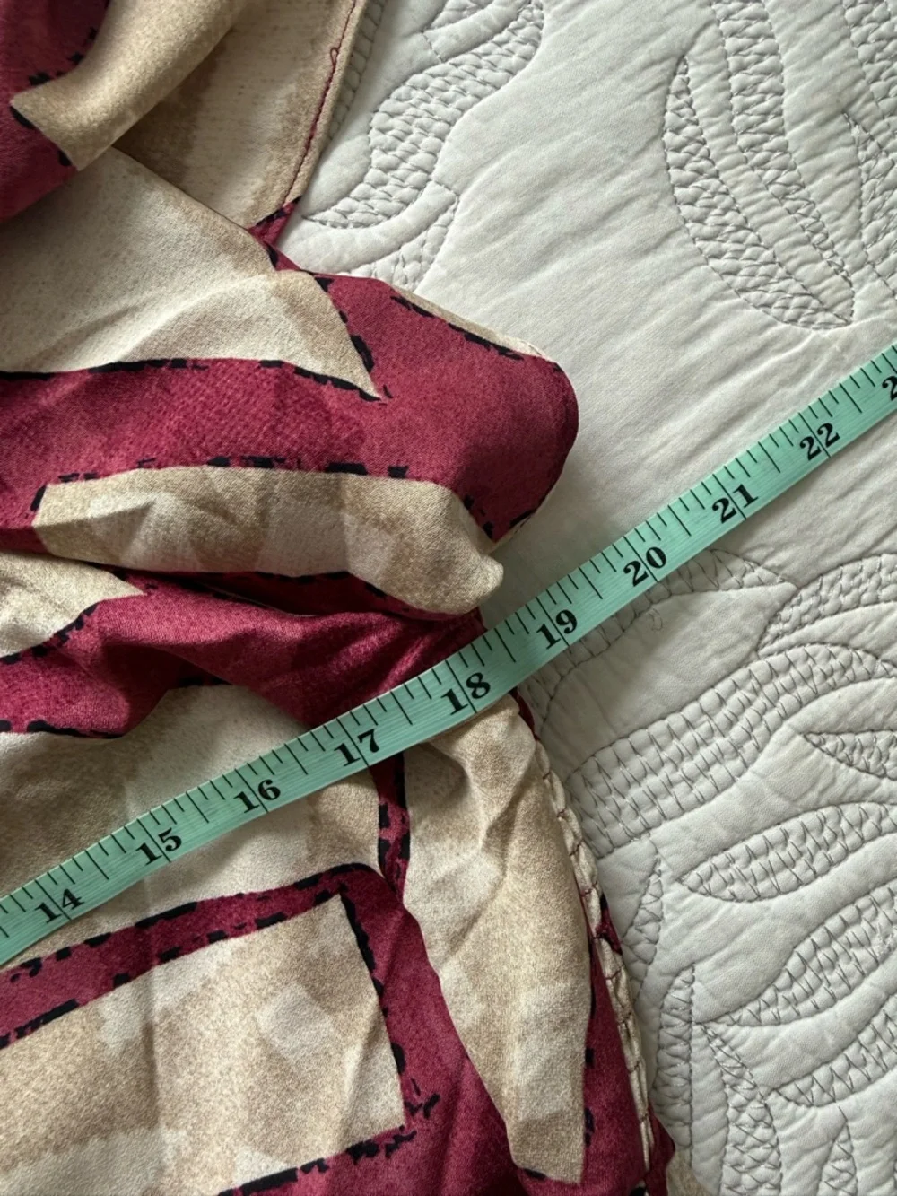 NWT - Nic + Zoe - Shadow Blocks Dress - Red Multi - Picture 14 of 15